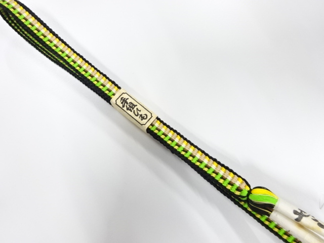 未使用品　正絹　手組帯締め